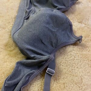 Gray Bra with Adjustable Straps Maternity